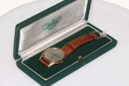 1960's gents 9 carat gold Rolex Precision wristwatch,