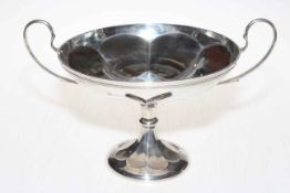 Silver two handled tazza, Birmingham 1910.