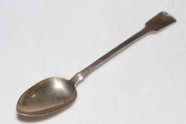 Georgian silver basting spoon, Exeter 1933 by William Woodman.