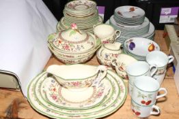 Collection of Royal Worcester Evesham and Royal Cauldron part dinner service.