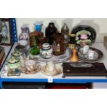 Collection of Victorian porcelain, lustre wares, Oriental ware, glass, etc.