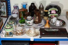 Collection of Victorian porcelain, lustre wares, Oriental ware, glass, etc.