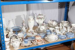 Wedgwood Hathaway Rose, Blue Jasperware, figurines, etc.