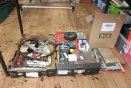 Collection of model cars, ships, auto related ephemera, engineer books, etc.