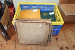 Collection of schoolboy worldwide stamp albums, loose and on sheets.