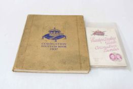 1937 Hardys Anglers guide, and 1937 Coronation book (2).