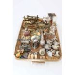 Hunting and shooting novelties including letter racks, table lighters, block sculptures, condiments,
