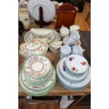 Royal Worcester Evesham thirty piece tea and dinner service, and Royal Cauldon service.