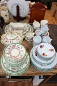 Royal Worcester Evesham thirty piece tea and dinner service, and Royal Cauldon service.