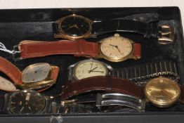 Collection of six gents wristwatches including Tudor SAB Bangkok, Seiko day date,