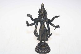 Tibetan Vasudeva Buddha statue, 20cm high.