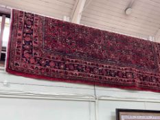 Iranian hand made carpet 3.12 by 2.20.