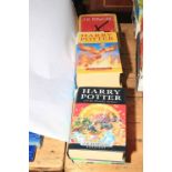 Harry Potter, Order of the Phoenix, Deathly Hallows and Half-Blood Prince first editions,