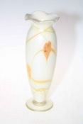 Large Okra limited edition R. Golding vase, 28cm high.