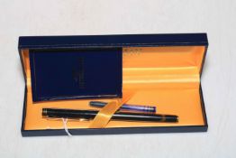 Boxed Waterman Ideal ink pen with 18k nib.