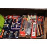Collection of Hornby model railway engines and rolling stock,