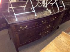 Old Charm three drawer writing table,