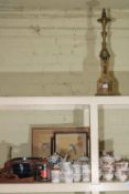Colclough and other teaware, Oriental bird pictures, hookah pipe, etc.