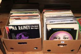 Large collection of LP records, mostly Jazz and Blues.