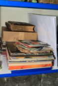 Musical photograph album, vinyl records, singles, etc.