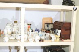 Collection of Aynsley Cottage Garden, Rington Chintz teapot, Wedgwood Clementine, vintage cameras,