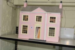 Dolls house and some furniture.