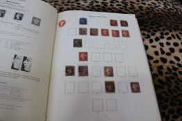 Windsor stamp album, inc 1840 Penny Black 'E.