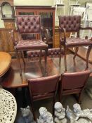 Skovby rosewood glazed two door display cabinet, rosewood extending dining table,