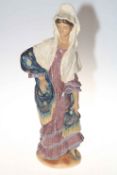 Tall Lladro Spanish lady in Mantilla (Carmen) figure, 51cm.