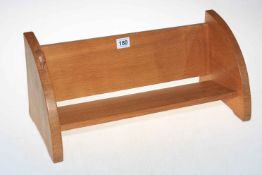 Hedgehog oak book trough, 46cm wide.