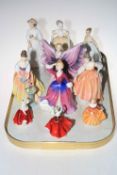 Seven Royal Doulton ladies including Isadora, Melissa and Alexandra,