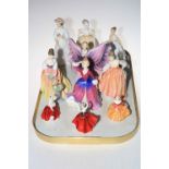 Seven Royal Doulton ladies including Isadora, Melissa and Alexandra,