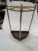 Brass stick stand, 60cm.