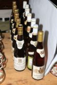 Thirteen bottles of white wine including 1983 St. Benedict, 1984 Rheinhessen, etc.