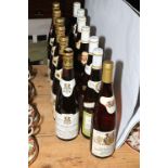 Thirteen bottles of white wine including 1983 St. Benedict, 1984 Rheinhessen, etc.