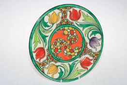 Maling 'Tulip and Cobble' charger, 28.5cm diameter.