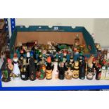 Collection miniature alcohol bottles, over 100.