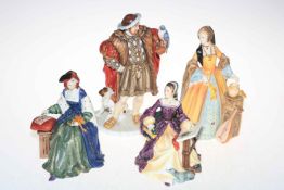 Royal Doulton limited edition Henry VIII, HN3350, together with Jane Seymour,