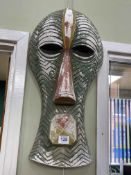 Tribal mask, 52cm high.