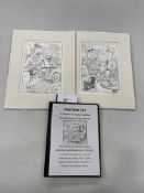 Original signed art work by Ray Mutimer for Postman Pat,