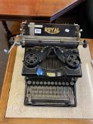 Royal Standard typewriter.