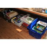 Five+ boxes of books including mostly hardback photo and nature.