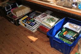 Five+ boxes of books including mostly hardback photo and nature.