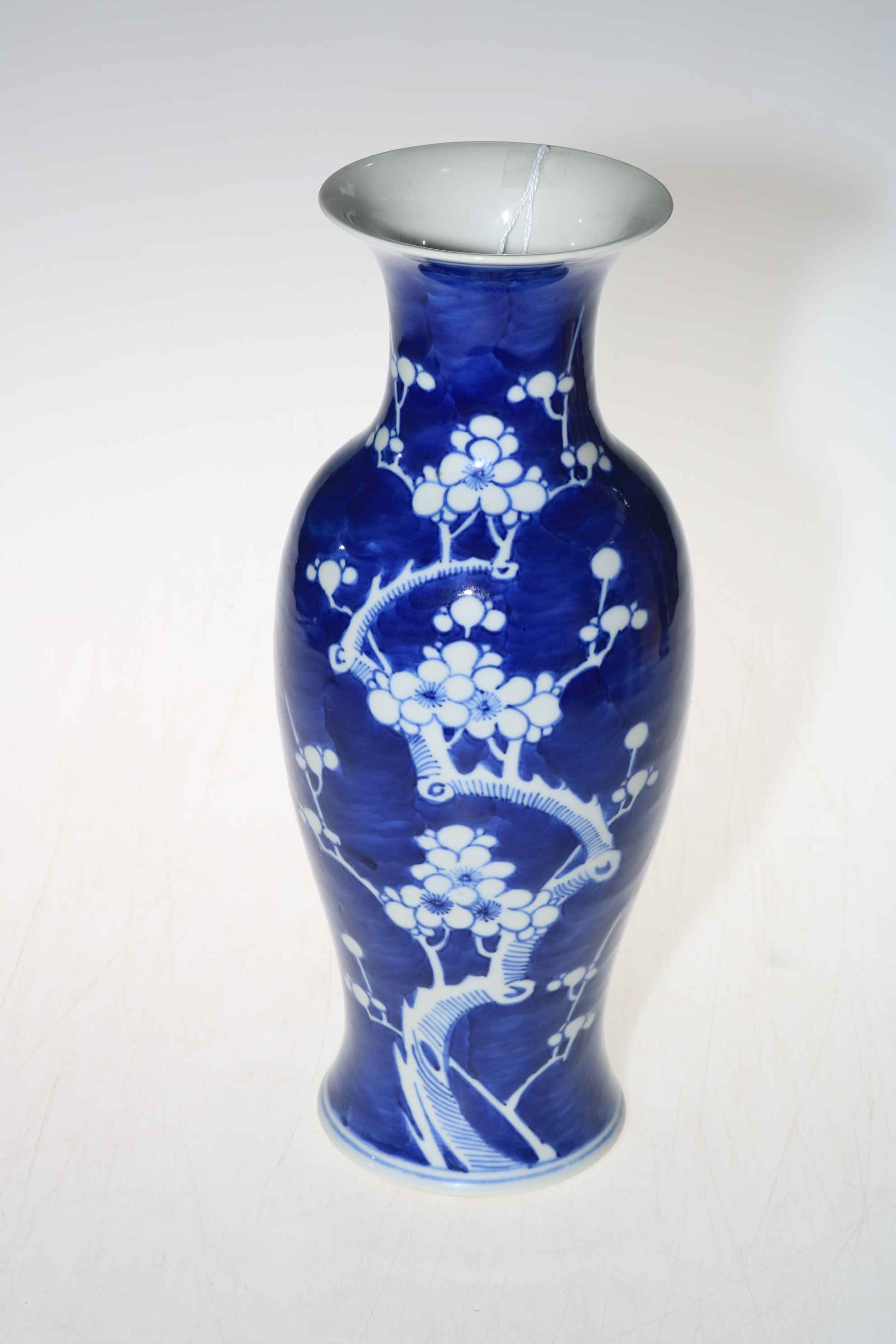 Large Chinese blue and white prunus vase. - Image 2 of 3