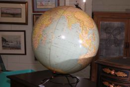 The New Standard College Globe on stand.