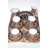 Royal Crown Derby Imari 21 piece tea set.