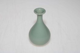 Small Chinese celadon vase, 13cm.