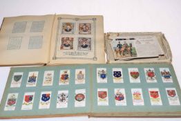 Ernest Ibbetson History & Traditions military postcards (50+), cigarette cards,