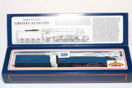 Bachmann loco model of Gresley A4 Pacific Peregrine, boxed.