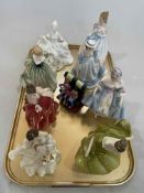 Collection of eight Royal Doulton ladies, and Harry Potter Friendship Begins (9).